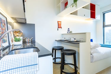 Deluxe Studio at Spring Mews, Tinworth Street, Vauxhall, London, SE115EL - Image 7